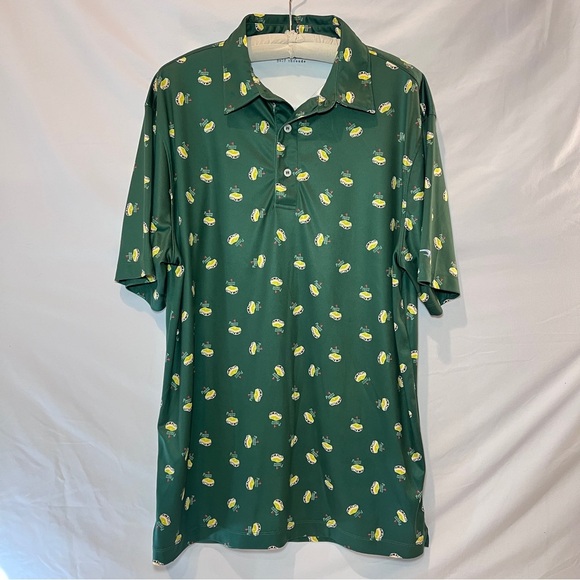 Backspin Cheese Please Polo (hunter green) size Large - Picture 1 of 11
